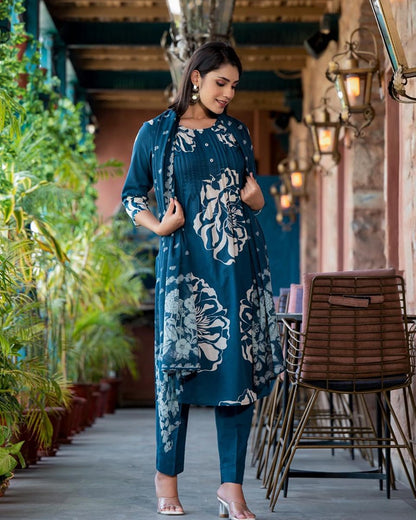 3 piece dress (top bottom dupatta)